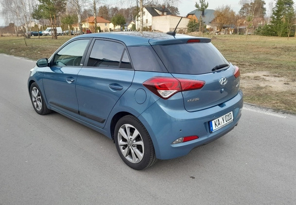 Hyundai i20 cena 29900 przebieg: 134371, rok produkcji 2016 z Świdnik małe 56